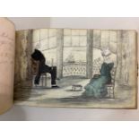 ANON. 'Whims' an album of watercolours, c. 1828.
