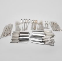 A GEORGE V PART-CANTEEN OF FLATWARE & CUTLERY.