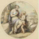 RICHARD COSWAY. RA (1742-1821). His circle. VENUS INSTRUCTING CUPID.