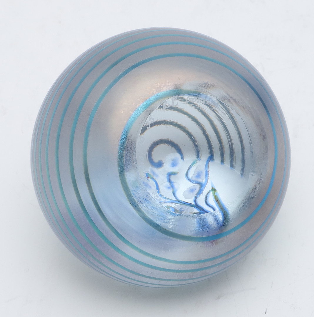 PETER MCDOUGALL & OKRA - GLASS PAPERWEIGHTS. - Image 4 of 6