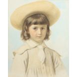 EDWARD TAYLER (1828-1906). PORTRAIT OF A CHILD.
