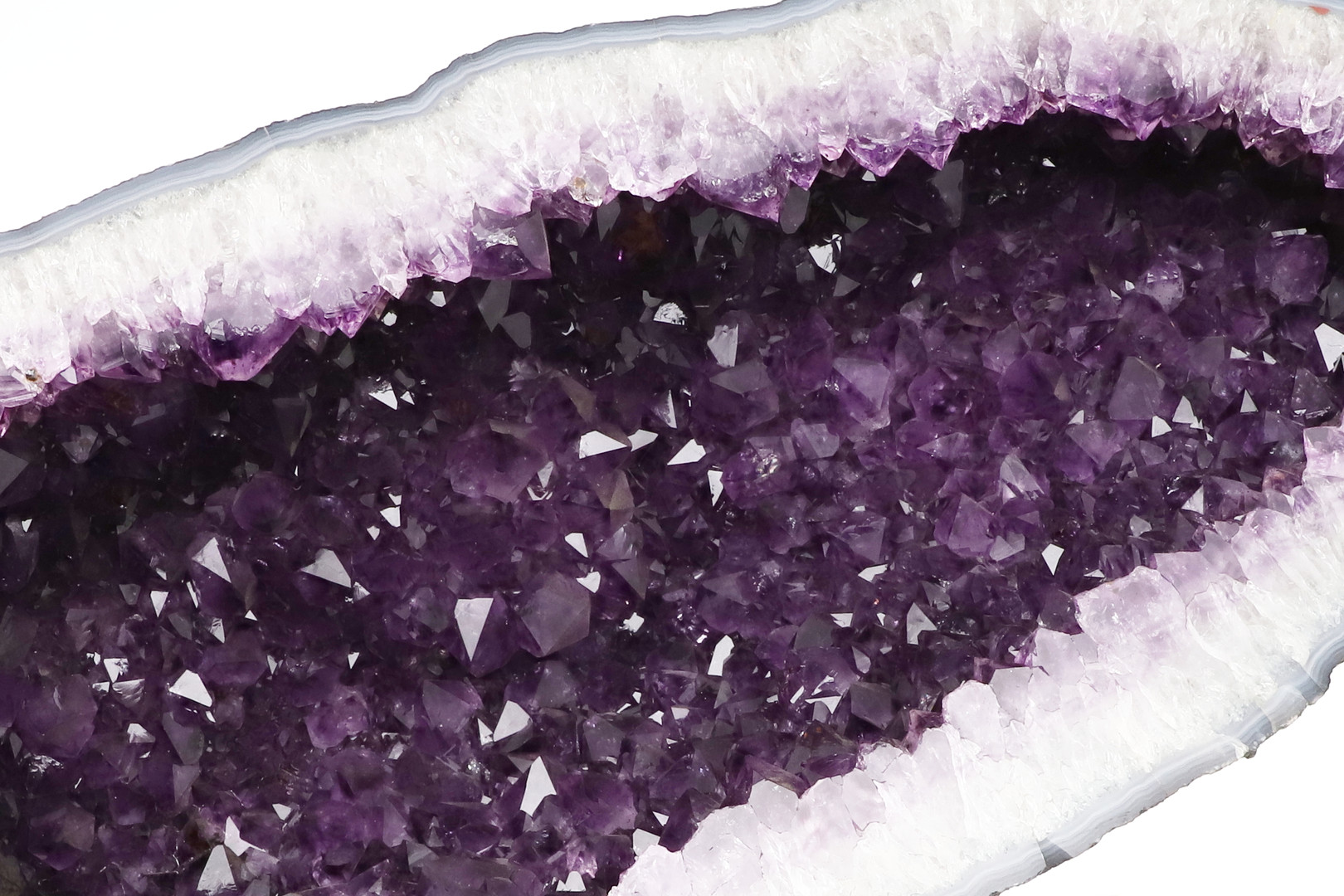 GEOLOGICAL ROCK OR MINERAL SPECIMEN - AMETHYST GEODE. - Image 9 of 11