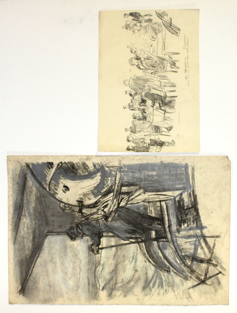 SIR MUIRHEAD BONE (1876-1953). AN INTERESTING FOLIO OF ASSORTED WORK OFFERING A BROAD OVERVIEW OF TH - Image 6 of 9