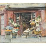 ARTHUR ROMILLY FEDDEN (1875-1939). GREENGROCER'S SHOP, BAYEUX.