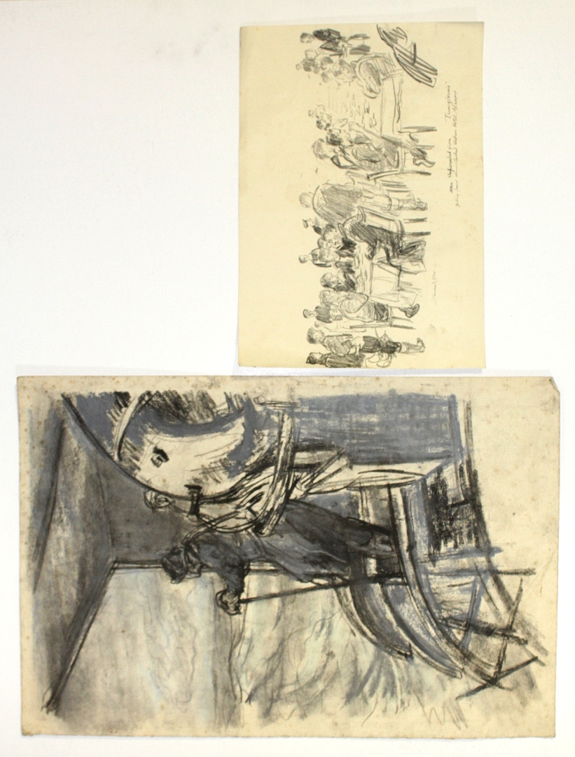 SIR MUIRHEAD BONE (1876-1953). AN INTERESTING FOLIO OF ASSORTED WORK OFFERING A BROAD OVERVIEW OF TH - Image 7 of 9