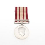 A GEORGE VI NAVAL GENERAL SERVICE MEDAL 1918-1962 WITH MINESWEEPING 1945-51 CLASP.