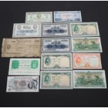 A COLLECTION OF IRISH BANKNOTES TO INCLUDE A 1956 ULSTER BANK ONE POUND NOTE.