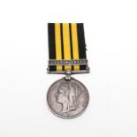 AN EAST AND WEST AFRICA MEDAL WITH BENIN CLASP TO H.M.S. THESEUS.