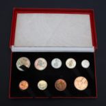 A GEORGE VI 1950 SPECIMEN SET IN CASE OF ISSUE.