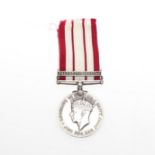 A GEORGE VI NAVAL GENERAL SERVICE MEDAL 1919-1962 WITH PALESTINE 1945-48 CLASP.