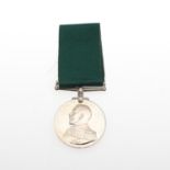 A GEORGE V ROYAL NAVAL RESERVE LONG SERVICE AND GOOD CONDUCT MEDAL.
