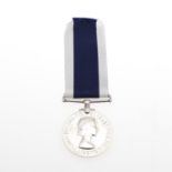 AN UN-ISSUED ELIZABETH II ROYAL NAVY LONG SERVICE AND GOOD CONDUCT AWARD.