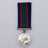 A GEORGE VI ROYAL NAVAL VOLUNTEER RESERVE LONG SERVICE AND GOOD CONDUCT MEDAL.