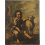 BARTOLOME ESTEBAN MURILLO (1617-1682). After. THE GOOD SHEPHERD.