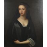 SIR GODFREY KNELLER, BT. (1646-1723). His circle. PORTRAIT OF ANNE FOUNTAYNE, DAUGHTER OF THOMAS FOU