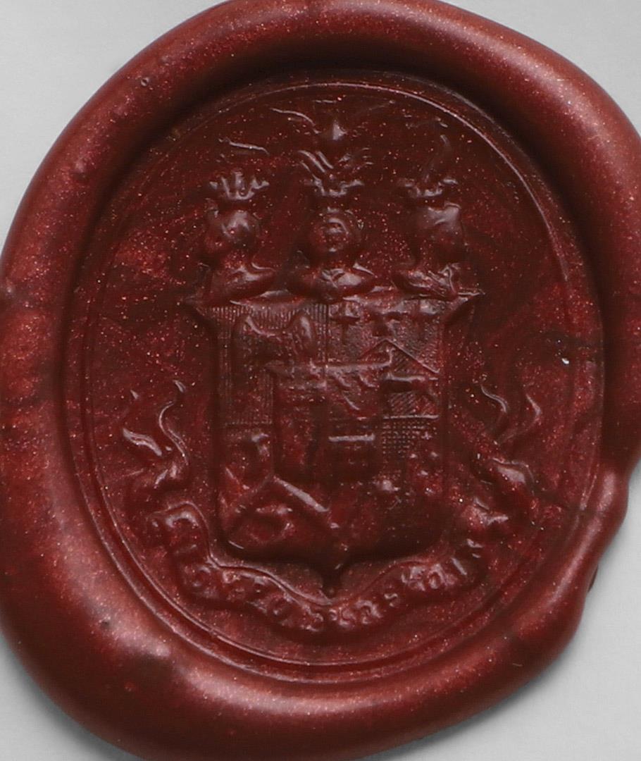 A VICTORIAN STEEL SEAL. - Image 3 of 7