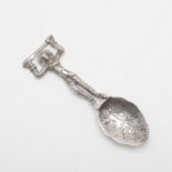 A VICTORIAN CAST SPOON.