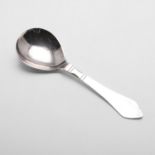 AN EARLY 20TH CENTURY CASED SPOON, BY GEORG JENSEN.