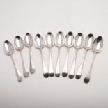 TEN VARIOUS TABLESPOONS.