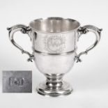 A GEORGE III TWO-HANDLED CUP.