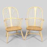 PAIR OF ERCOL WINDSOR 'CHAIRMAKER' CHAIRS.