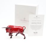 ROYAL DOULTON PRESTIGE FLAMBE 2009 YEAR OF THE OX.