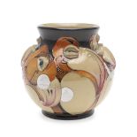 MOORCROFT - UNUSUAL LIMITED EDITION VASE 'MR JACKSON'S PRIVATE EQUITY FUND'.