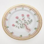 ROYAL COPENHAGEN - FLORA DANICA CABINET PLATE.