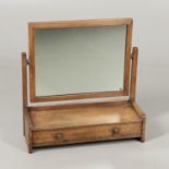 HEALS STYLE OAK DRESSING TABLE MIRROR.