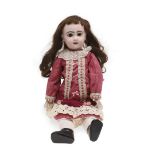 FRENCH JUMEAU BISQUE HEAD DOLL.