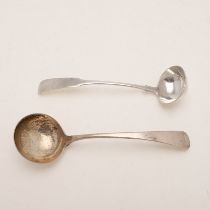 A 19TH CENTURY SCOTTISH PROVINCIAL TODDY LADLE.