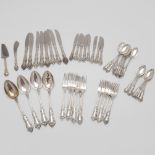 A MODERN CASED PART-CANTEEN OF NORTH AMERICAN FLATWARE & CUTLERY.