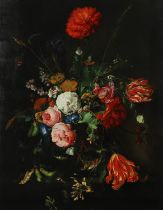 JAN DAVIDSZ. DE HEEM (1606-1683/4). After. FLOWERS IN A VASE.