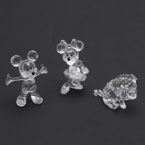 SWAROVSKI BOXED GLASS FIGURES - DISNEY INCLUDING MICKEY MOUSE.