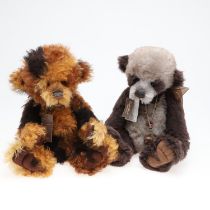 CHARLIE BEARS TEDDY BEARS - ISABELLE COLLECTION 'RAGAMUFFIN' & 'DICKENS'.