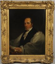 SIR MARTIN ARCHER SHEE, PRA (1769-1850). Follower of. PORTRAIT OF THE RT. REV. JOHN LESLIE, BISHOP O