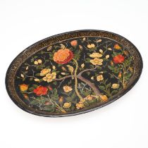 PERSIAN LACQUERED TRAY.