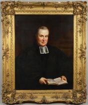 WILLIAM E. RICHARD WATERS (1813-1880). Follower of. PORTRAIT OF THE REV. NICHOLAS TOKE OF GODINTON (