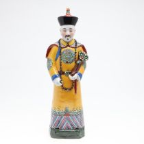 LARGE CHINESE PORCELAIN FIGURE.