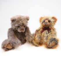 CHARLIE BEARS TEDDY BEARS - 'WOODFORD' & 'GINGERBREAD TED'.