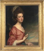 GEORGE ROMNEY (1734-1802). AMENDMENT: PORTRAIT OF MISS CAROLINE PURLING (1754-1819).