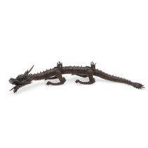 JAPANESE ARTICULATED WOODEN DRAGON - MEIJI.