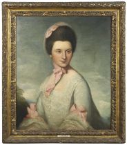 THOMAS GAINSBOROUGH, RA (1727-1788). After. PORTRAIT OF HENRIETTE (nee VERNON), COUNTESS GROSVENOR,