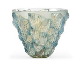 LALIQUE GLASS VASE - MOISSAC.