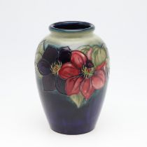 WILLIAM MOORCROFT VASE - CLEMATIS.