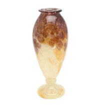 FRENCH SCHNEIDER FOR LE VERRE FRANCAIS GLASS VASE.