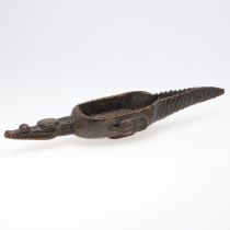 TRIBAL - PAPUA NEW GUINEA SEPIK BOWL, CROCODILE.