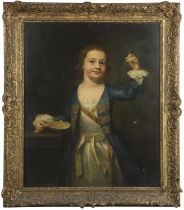 RICHARD PHELPS (1710-1785). His circle. PORTRAIT OF A CHILD.