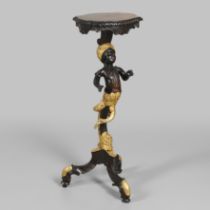 A BLACKAMOOR PLANT STAND.