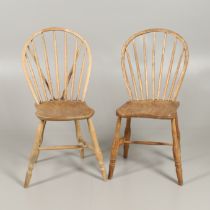 A 19TH CENTURY YEALMPTON ASH AND ELM SIDE CHAIR, CIRCA 1820.